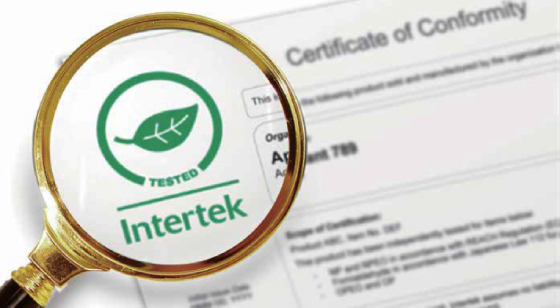 Intertek化学品绿叶标志