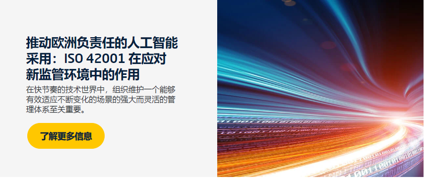 ISO/IEC 42001人工智能管理体系